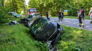 Drei Verletzte: Unfall auf der B49 bei Romrod
