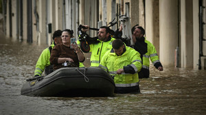Wintersturm "Nils": Ein Toter und große Sachschäden in Südwesteuropa