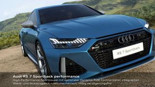 Audi RS 7 Sportback performance – Dynamic Ride Control Animation