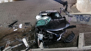 Auto stürzt am Wetzlarer Kreuz 10 Meter tief - 64-Jähriger stirbt