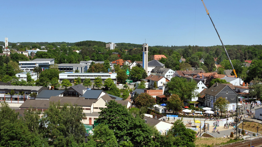 Die Stadt Stadtallendorf im Landkreis Marburg-Biedenkopf, hier ist Ferrero der größte Arbeitgeber.