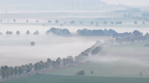 Neblig-trübes Wetter am vierten Adventswochenende