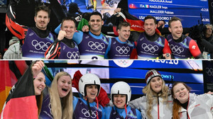 Rodeln-Doppel: Silber und Bronze für Deutschland