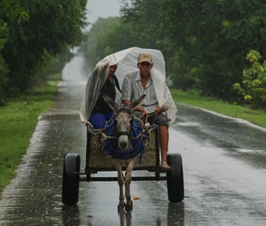 Straßen werden zu Flüssen: Hurrikan «Melissa» erreicht Kuba