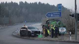 Gegen Mercosur-Abkommen: Bauerndemo blockiert Berliner Ring