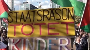 Propalästinensische Demonstration im Regierungsviertel
