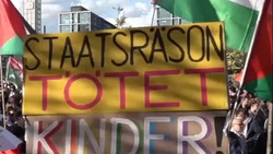 Propalästinensische Demonstration im Regierungsviertel