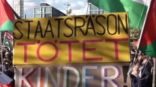 Propalästinensische Demonstration im Regierungsviertel