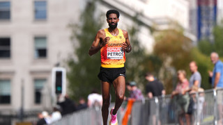 Marathon Frankfurt: Petros knapp hinter Dinki Zweiter