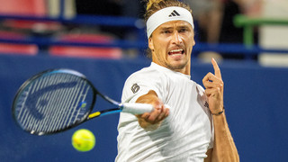 Tennisprofi Alexander Zverev steht in Toronto im Viertelfinale