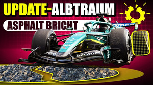 Asphalt bricht auf, Aston Martin auseinander! Mercedes-Rätsel: Wirklich so langsam?