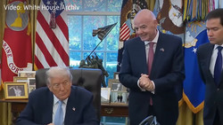 Trump stützt FIFA-Präsidenten Gianni Infantino: «Er ist fantastisch»