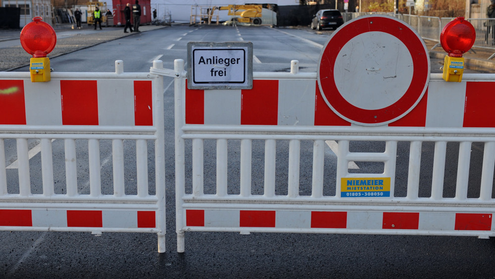 Am längsten ist der Bereich rund um die Messe/Friedrich-Ebert-Anlage gesperrt. 