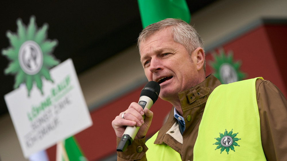 Jens Mohrherr, Landesvorsitzender der GdP Hessen