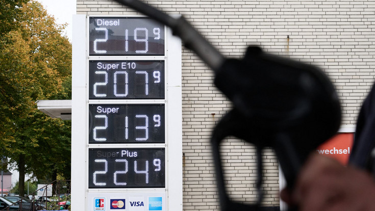Teurer Sprit treibt Inflationsrate über Drei-Prozent-Marke