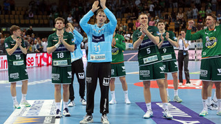 HSG Wetzlar feiert einen Sieg - 30:27 gegen die Rhein-Neckar Löwen