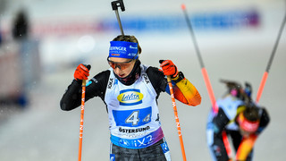 Biathlon: Deutsche Damen-Staffel holt Platz 3 - Norwegen siegt