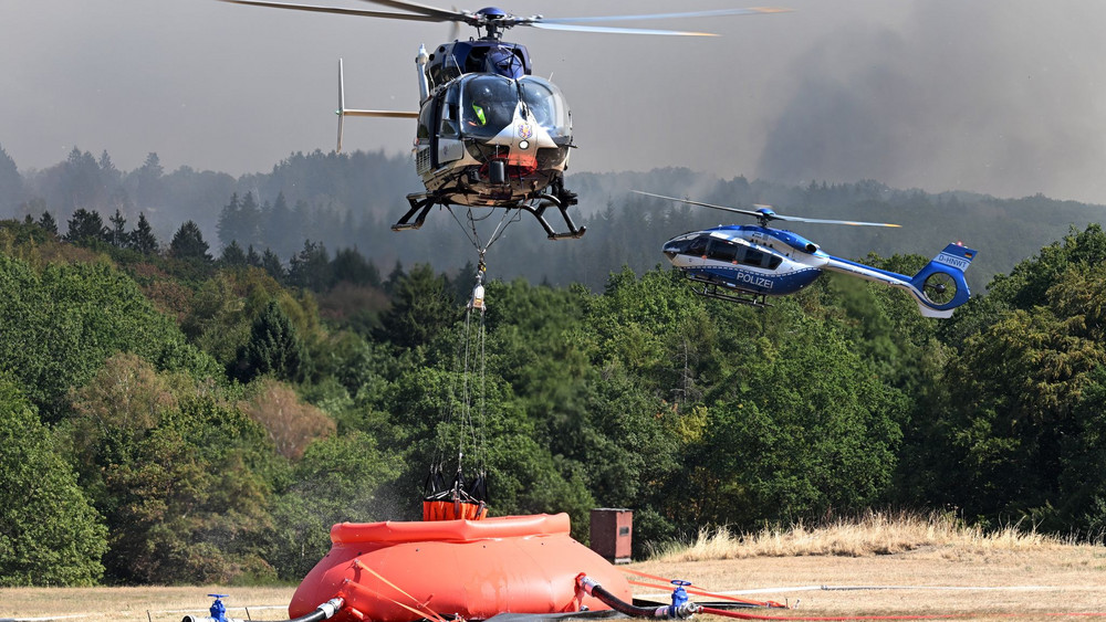 Waldbrand im Hürtgenwald