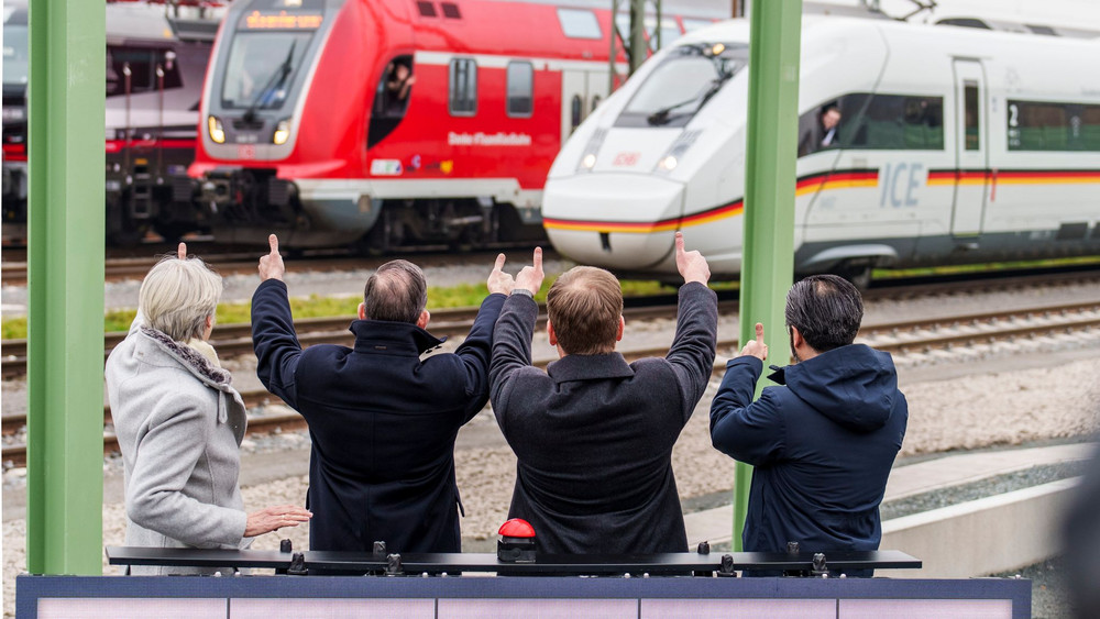 Abschluss Generalsanierung Riedbahn