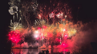 Fest am Inheidener See - Fackelschwimmen und Feuerwerk