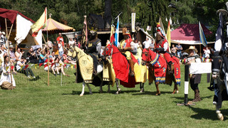 Ritterturnier beim Spektakulum: Mittelaltermarkt in Braunfels
