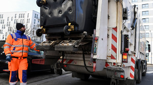 Schnee behindert Müllabfuhr im Landkreis Fulda