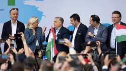 Europas Rechtsnationale stellen sich vor Wahlen hinter Orbán