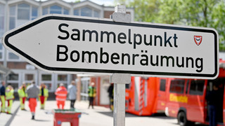 Weltkriegsbombe in Mannheim entschärft - Evakuierung beendet