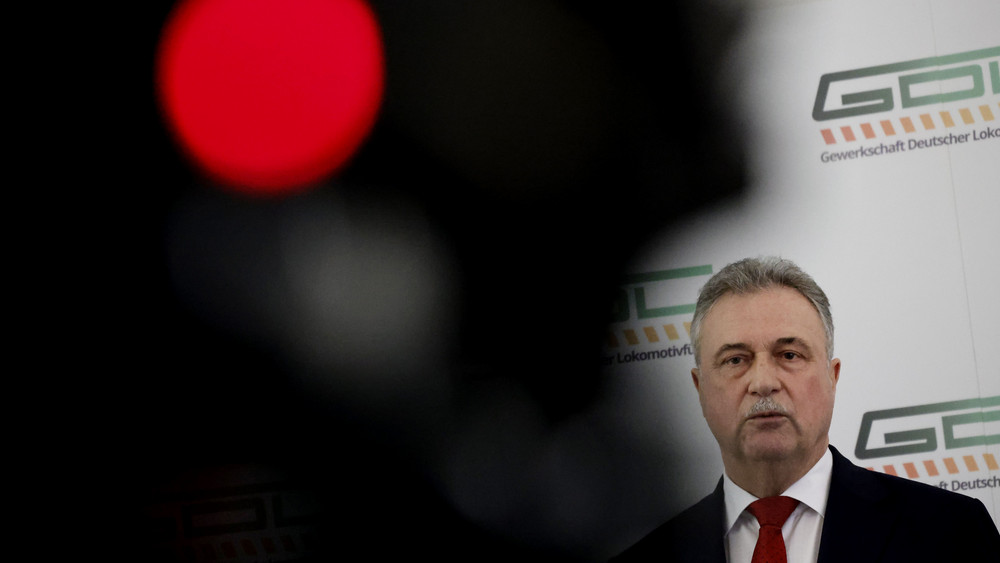 Claus Weselsky, Vorsitzender der Gewerkschaft Deutscher Lokomotivführer (GDL)
