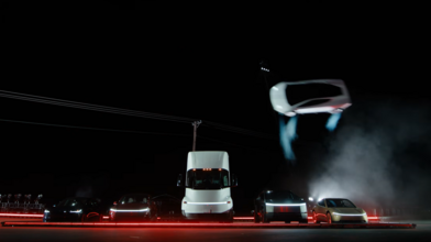Tesla Roadster mit Raketendüsen: Flugauto soll 2028 kommen