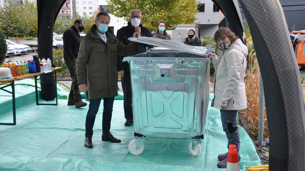 Ein Sammelplatz für tote Wildschweine. Das Foto stammt von einer Übung aus dem Jahr 2020.