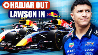 Red Bull Schock: Hadjar raus, Lawson rein! Wie schwer ist die Verletzung?