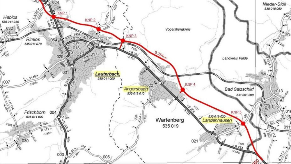 Ortsumgehung in Wartenberg