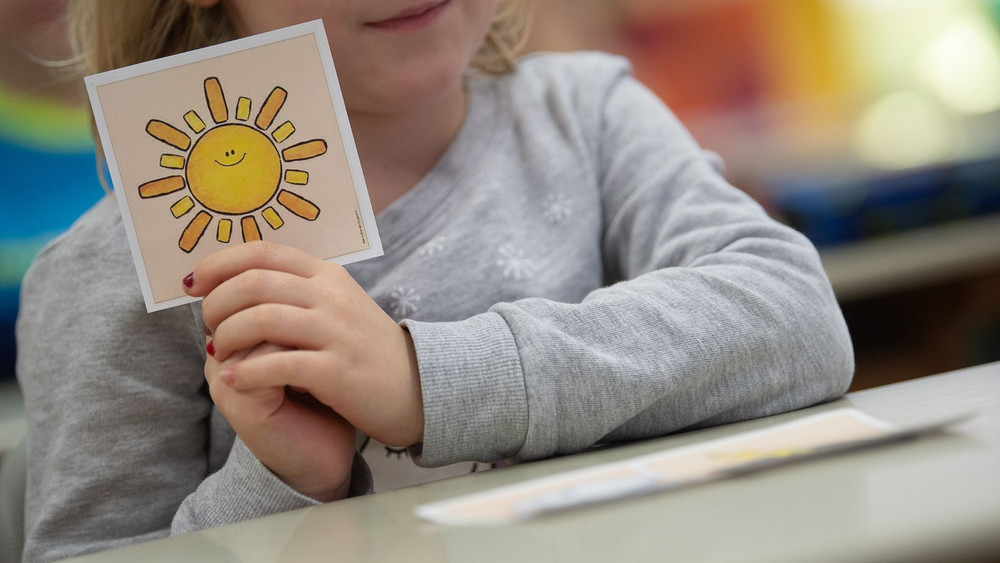 Mädchen in Grundschule