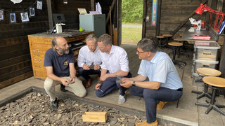 Neu an der Grube Messel: Besucher gehen selbst auf Fossiliensuche