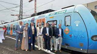 Jubiläumszug des RMV heißt "Bad Vilbel"