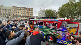 Warum ein buntes Auto nicht für die Frankfurter Buchmesse fahren darf