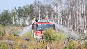 Waldbrand in der Gohrischheide: Großeinsatz bei extremer Hitze