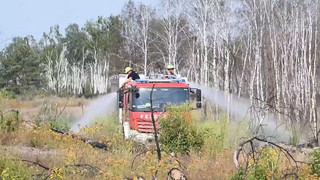 Waldbrand in der Gohrischheide: Großeinsatz bei extremer Hitze
