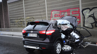 Schwerer Falschfahrer-Unfall auf der A5 bei Weinheim