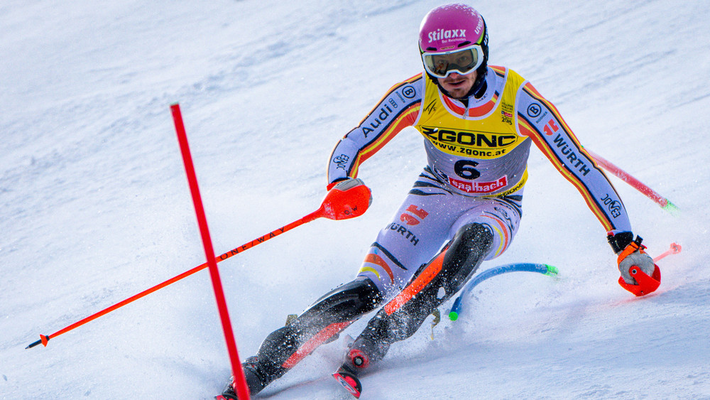 Linus Straßer im Ski-Alpin-Slalom