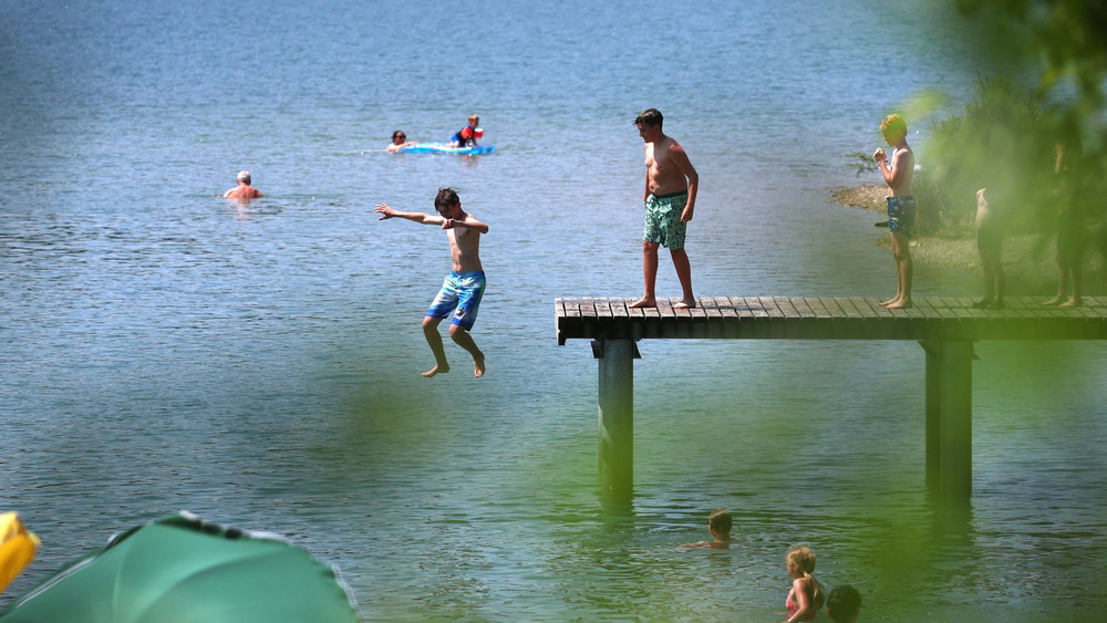 Sommerliches Wetter in Bayern