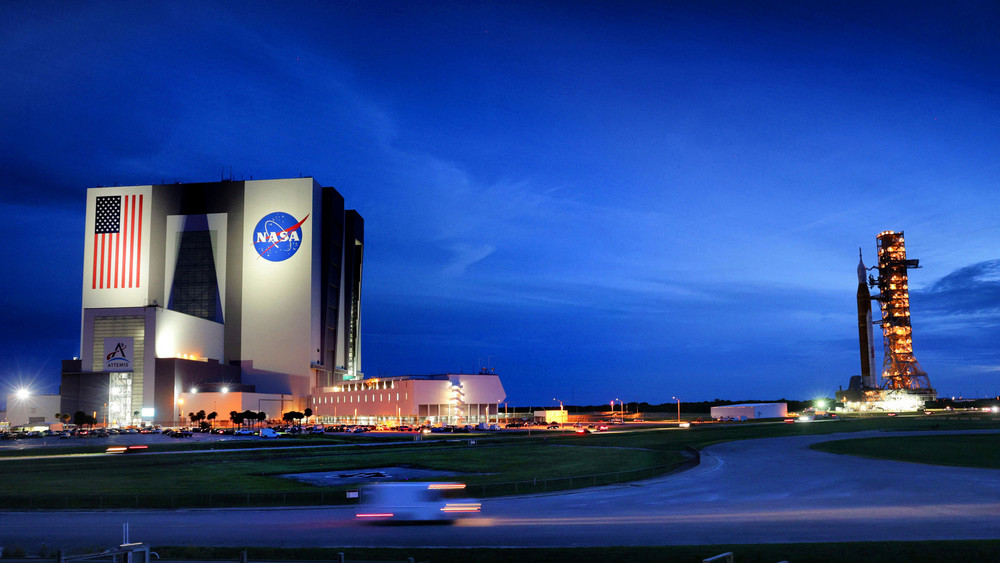Der Weltraumbahnhof der NASA am Kennedy-Space-Center im US-Bundesstaat Florida.