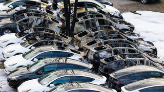 E-Auto-Brand in Frankfurt: Bekennerschreiben aufgetaucht