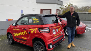 FFH-Reporterin testet: Micro-Car für Gießener Fahrschüler ab 15 Jahren