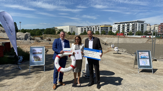 Förderung von Land Hessen: Rebstockbad abgerissen, Neubau beginnt