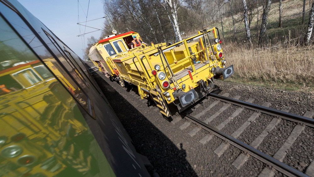 Gleisstopfmaschine 