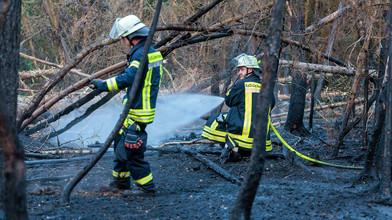 Gefährlicher Einsatz durch Waldbrand bei Bad Schwalbach