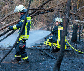 Gefährlicher Einsatz durch Waldbrand bei Bad Schwalbach