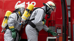 Radioaktive Gefahr: Feuerwehr Mainz übt Ernstfall